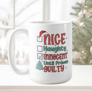Mug Drôle Naughty Nice Innocent