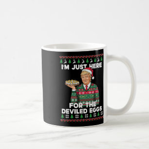 Mug Drôle Noël Trump Je suis juste ici pour le diable