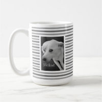 Drôle noir et blanc photo de mignon nom personnali
