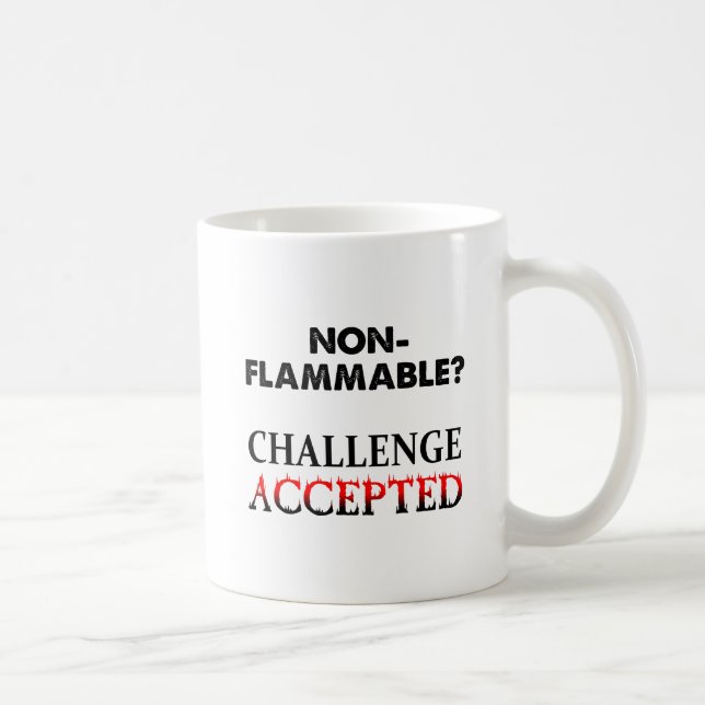 Mug drôle non inflammable (Droite)
