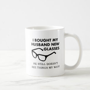 Mug Drôle Nouveaux Lunettes de Mari