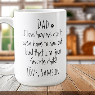 Mug Drôle papa chien
