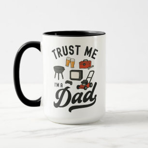 Mug Drôle Papa Joke Cadeau pour Fête des pères Hommes