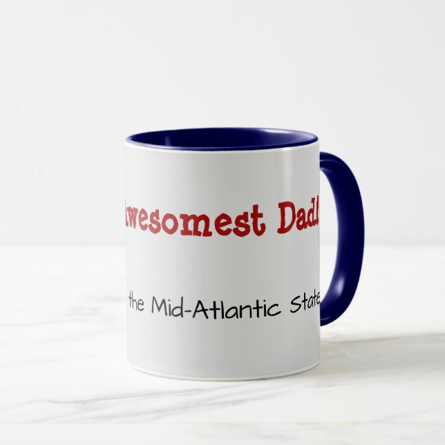 Mug Drôle | Papa le plus malheureux du monde | FÊTE DE (Devant droit)