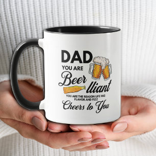 Mug Drôle Papa Simple Tu Es Bièrre-llent Fête des Père