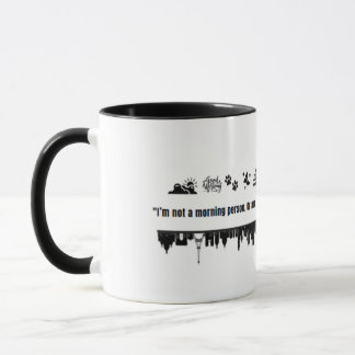 Mug drôle - Pas un matin, après-midi ou soir
