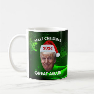 Mug Drôle Père Noël Trump 2024 Rendre Noël super 