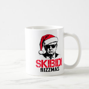 Mug Drôle Père Noël Trump Skibidi Rizzmas C Saison