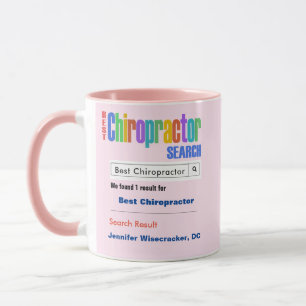 Mug Drôle personnalisé meilleur chiropraticien cadeau 