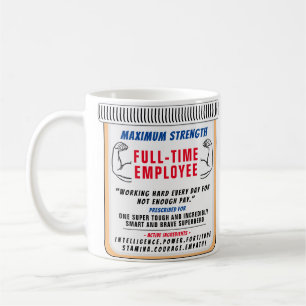 Mug Drôle personnalisé Meilleur employé Cadeau Café Mu