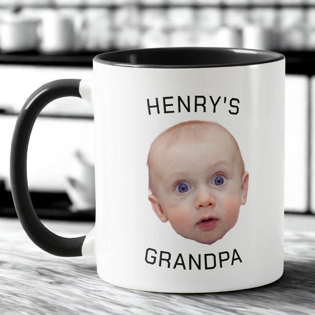 Mug Drôle personnalisé visage bébé (Créateur téléchargé)