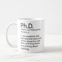 Drôle PhD Définition Dictionnaire, PhD Cool