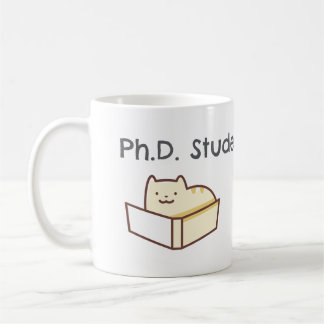 Mug Drôle PhD étudiant Mug-Cute Cat-humour académique