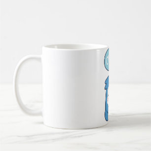 Mug Drôle Pingouin mignon dit Flocon de neige frais