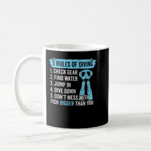 Mug Drôle Plongée sous-marine hommes femmes Plongée Bu
