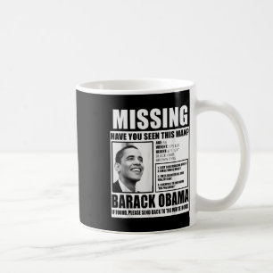 Mug Drôle Poster libéral de Barack Obama