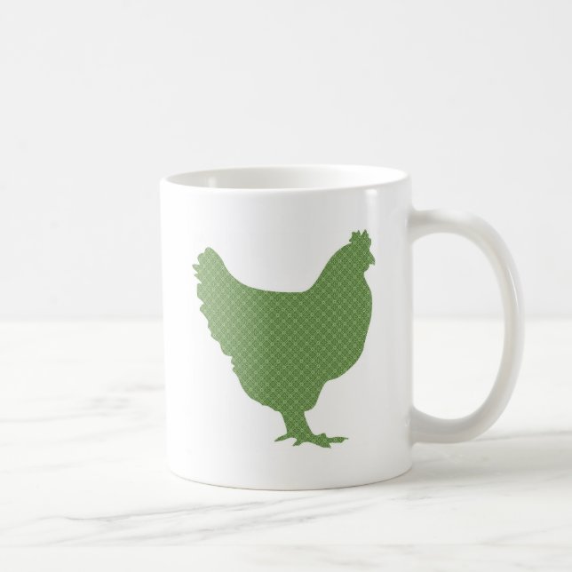 Mug Drôle poulet moderne (Droite)