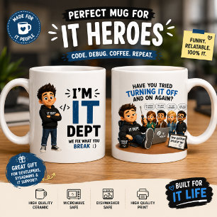 Mug drôle pour le département informatique - Progr