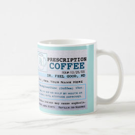 Mug Drôle Prescription RX Hospital Green