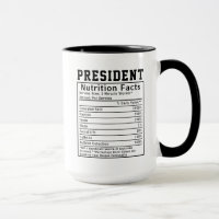 Drôle Président Nutrition Facts Personnel employé