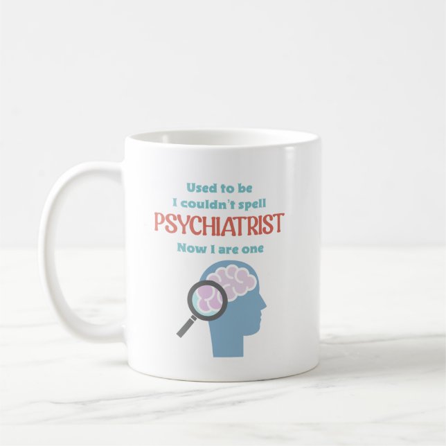 Mug Drôle Psychiatre café Mugo (Gauche)
