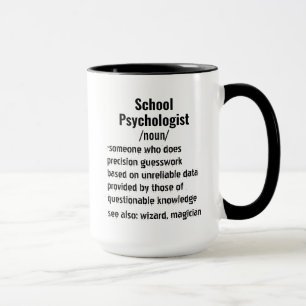 Mug Drôle Psychologue scolaire Définition cadeaux