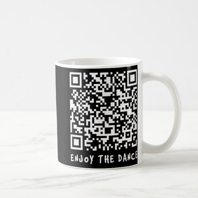 Mug Drôle Qr Trump Danser Code interactif _1 (Droite)