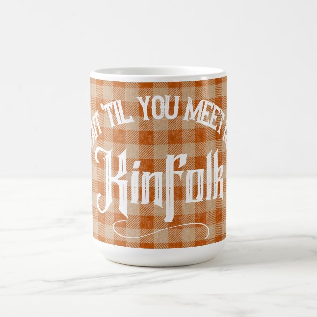 Mug Drôle Rencontrez le Kinfolk Rustic Country (Centre)