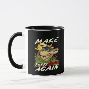 Mug Drôle Rendre Amerigator Donald Parody Américain