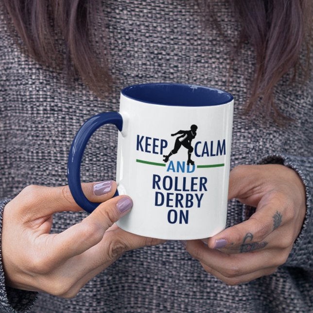 Mug Drôle Roller Derby Girl (Créateur téléchargé)