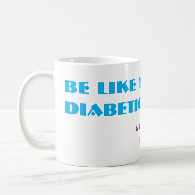 Mug Drôle Rollercoaster Diabète Diabète Plaisanterie d (Gauche)