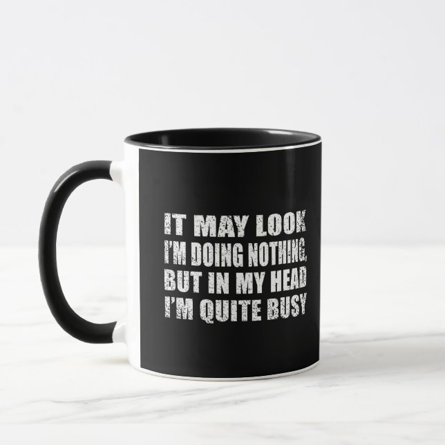 Mug Drôle sarcastique dit des citations célèbres sarca (Gauche)