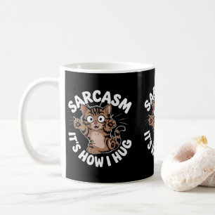 Mug Drôle Sarcastique Kitty Chats Propriétaires Chat M