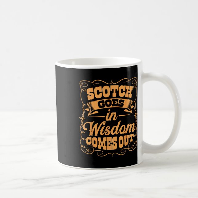 Mug Drôle Scotch Whiskey Lover Cadeau Bourbon Whisky D (Droite)