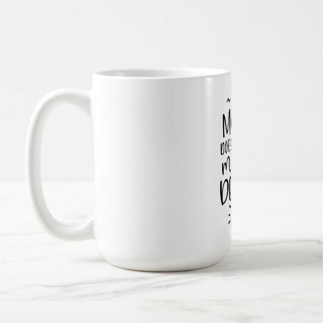 Mug Drôle si ma bouche ne le dit pas T-shirt (Gauche)