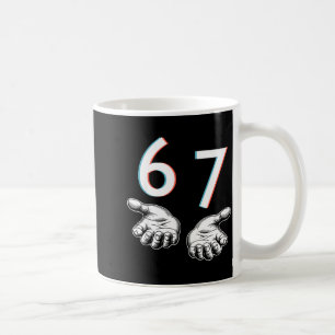 Mug Drôle Six Sept 6 7 Mème Gen Alpha Argot 6 7 Mains