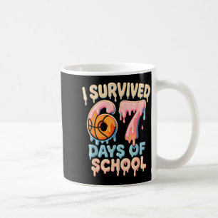 Mug Drôle Six Sept 6 7 Mème Z Gen J'ai Survécu 67 Jour