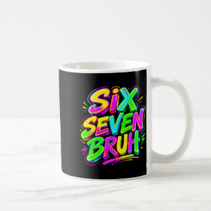 Mug Drôle Six Sept Bruh Mème 67 à l'Ère Lumineuse Enfa