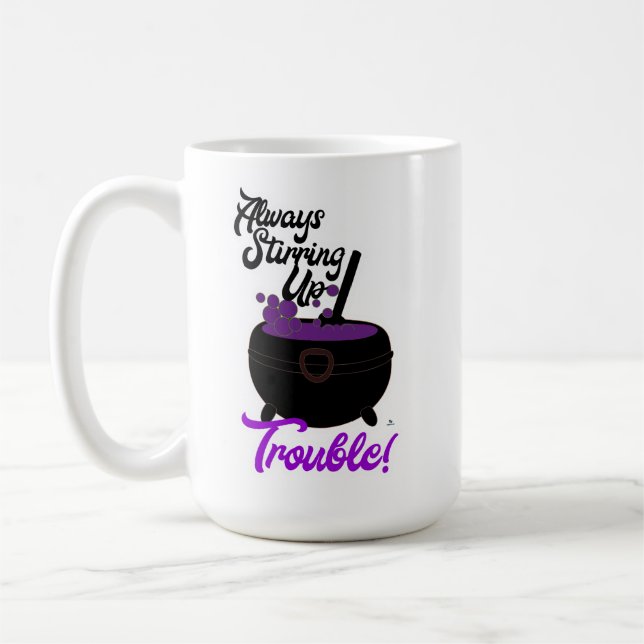 Mug Drôle Slogan Halloween Art (Gauche)