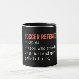 Mug Drôle Soccer Définition de l'arbitre