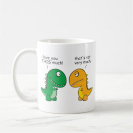 Mug drôle-T-Rex-petit-bras-bande dessinée