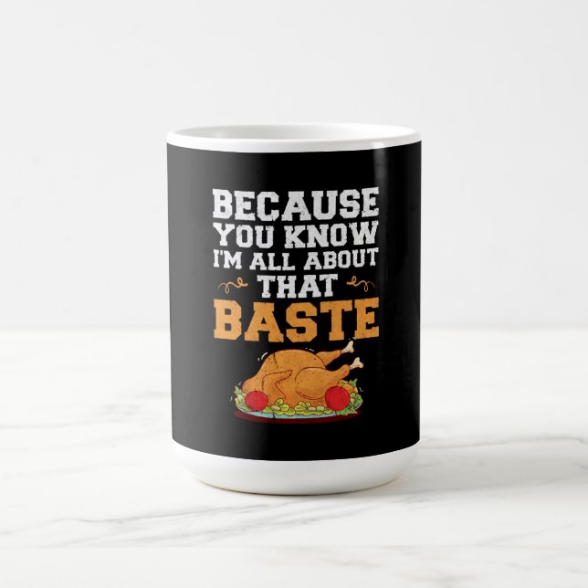 Mug Drôle Thanksgiving Turquie Day Costume cadeau (Centre)