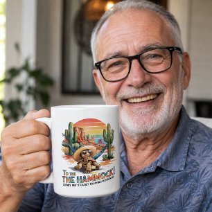 Mug Drôle Tortue du désert de l'Ouest pour la retraite