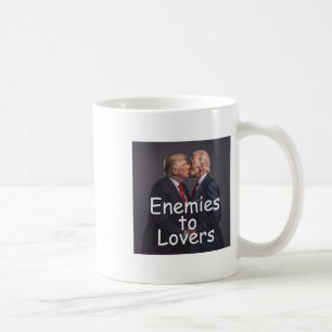Mug Drôle Trump Et Biden S'Embrasser