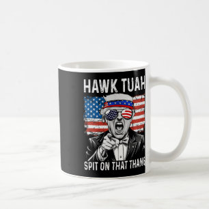 Mug Drôle Trump Hawk Tuah - Crache Sur Ce Mème Thang
