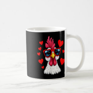 Mug Drôle Valentines de poulet Jour Coeur de poulet Co