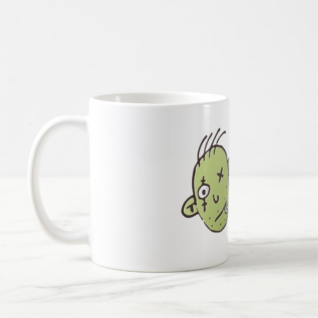 Mug Drôle Zombie halloween (Gauche)