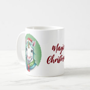 Mug Drôles d'animaux pour Noël - Licorne 1