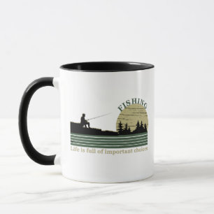 Mug Drôles de citations sur la pêche