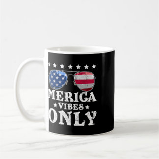 Mug Drôles de vibrations Merica Drapeau américain Sung